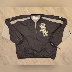 Vintage Chicago White Sox Pullover Windbreaker Jacket Majestic Mens Size Large